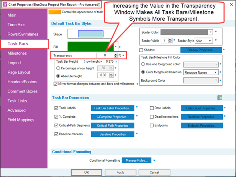 Task Bars Tab for Version 7.2 - OnePager Wiki