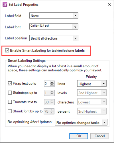 Task Labels for OnePager for Version 7.1 - OnePager Wiki