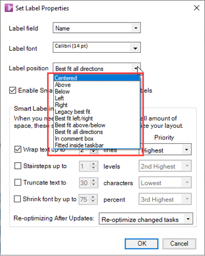 Task Labels for OnePager for Version 7.1 - OnePager Wiki